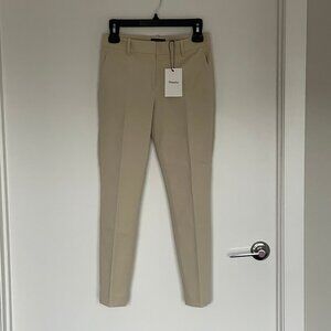 NWT Theory Treeca 2 Muslin Twill Bistretch Cropped Pants Size 00